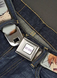 Fruits Basket Kyo Yuki Shigure Group Faces Youth Seatbelt Buckle Belt