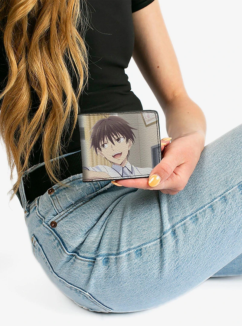 Fruits Basket Yuki and Kakeru Class Pose Bifold Wallet