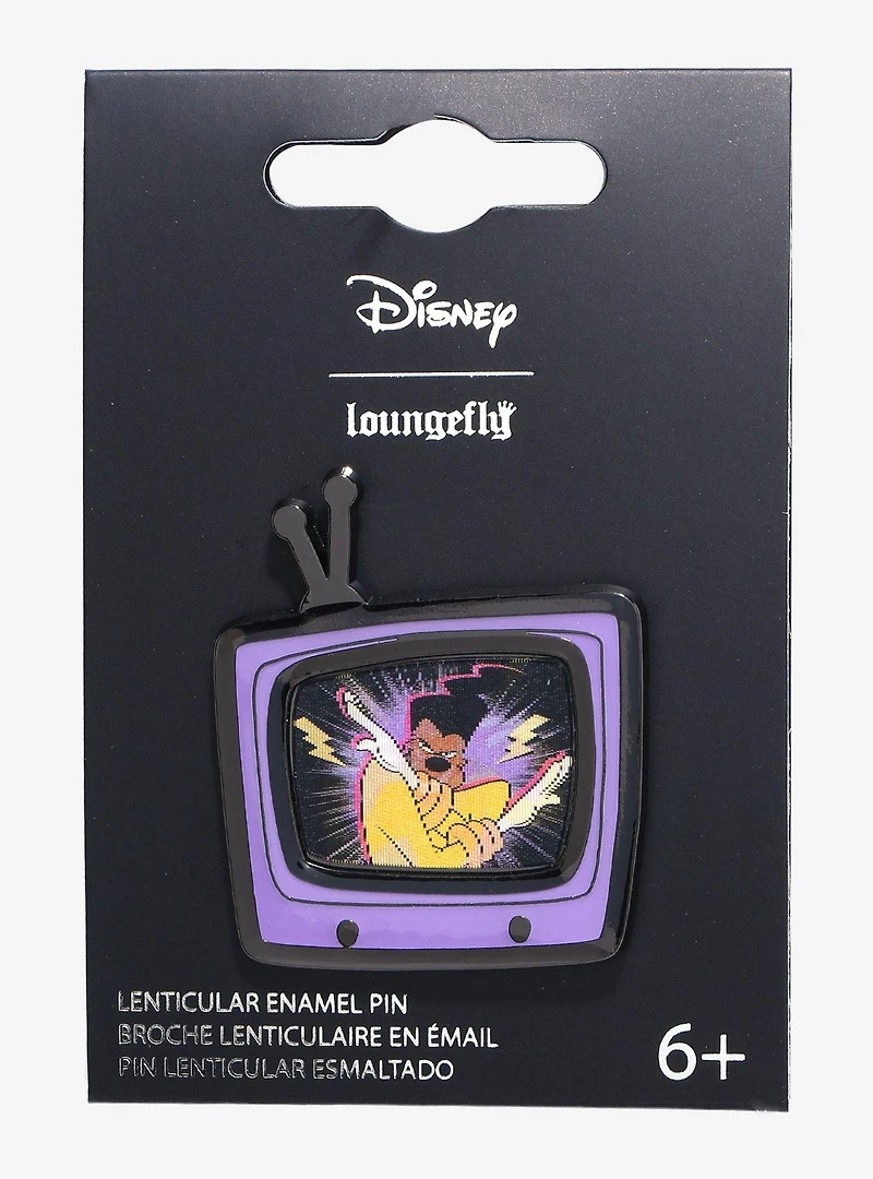 Loungefly Disney A Goofy Movie Powerline TV Lenticular Enamel Pin - BoxLunch Exclusive