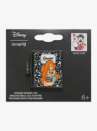 Loungefly Disney A Goofy Movie Roxanne Notebook Hinged Enamel Pin — BoxLunch Exclusive