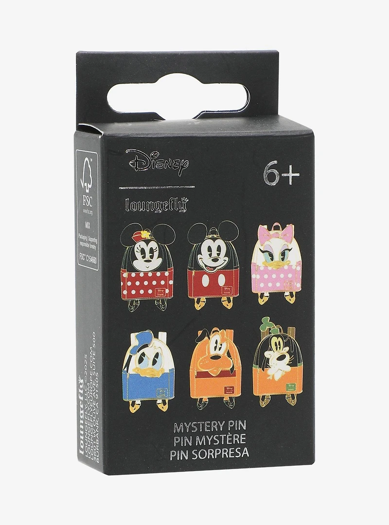 Loungefly Disney Mickey & Friends Backpack Blind Box Enamel Pin