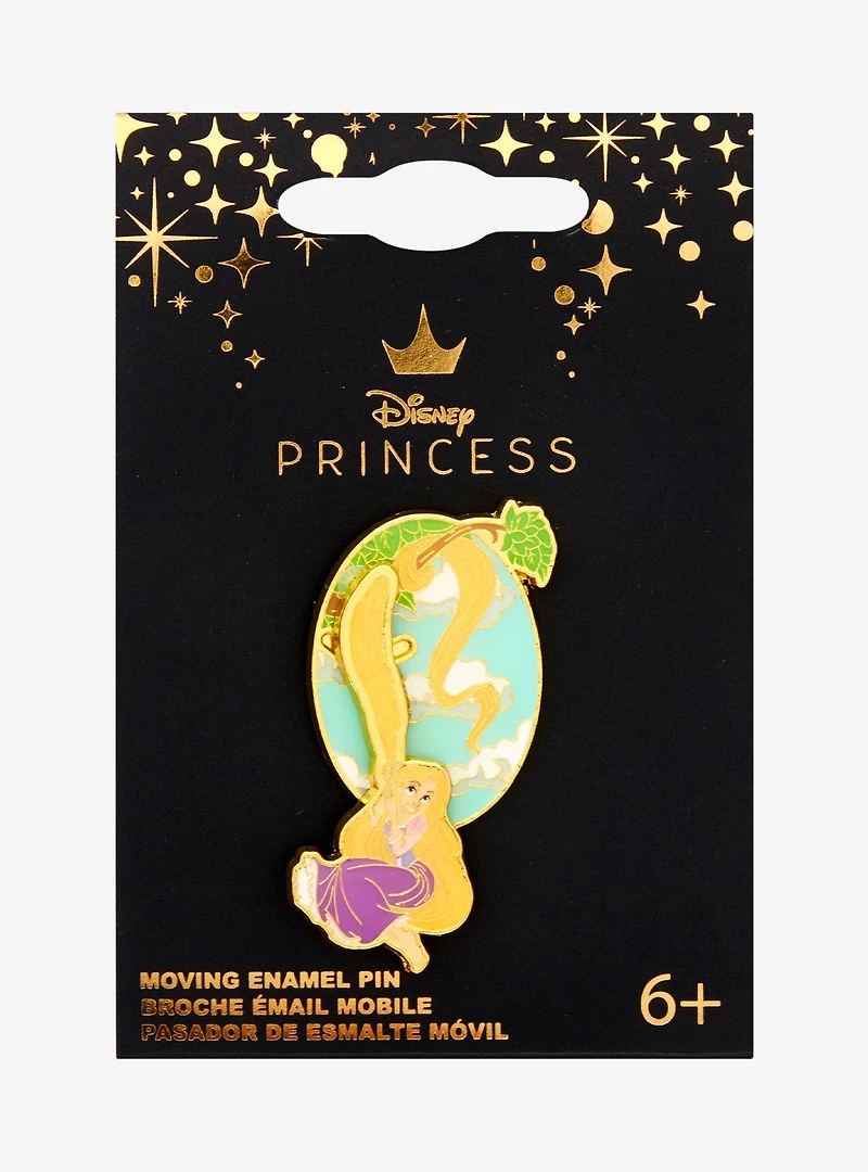 Loungefly Disney Tangled Rapunzel Hair Swinging Enamel Pin