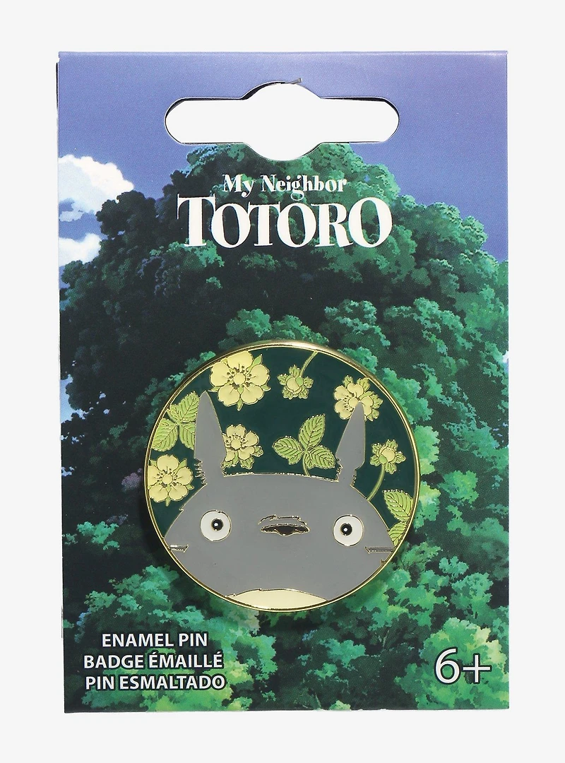 Loungefly Studio Ghibli® My Neighbor Totoro Yellow Floral Enamel Pin
