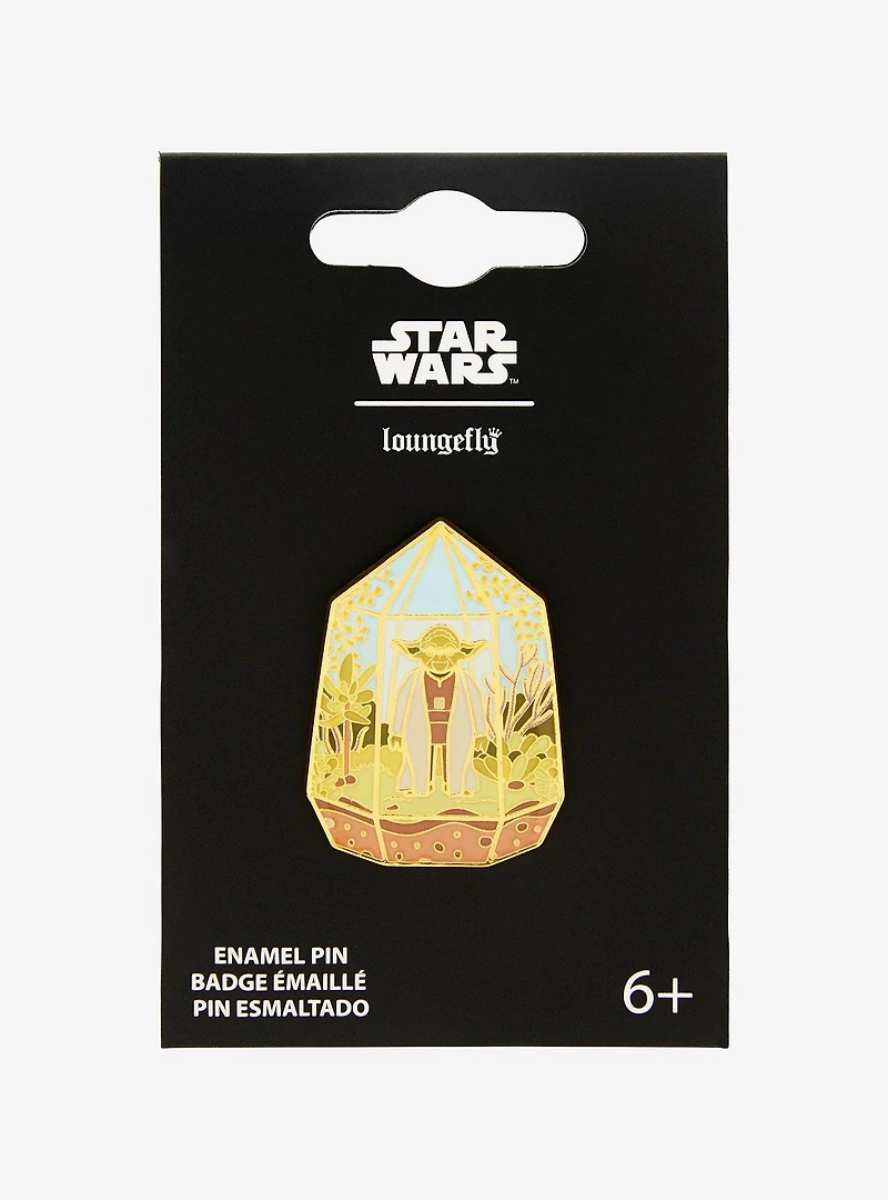 Loungefly Star Wars Yoda Terrarium Enamel Pin