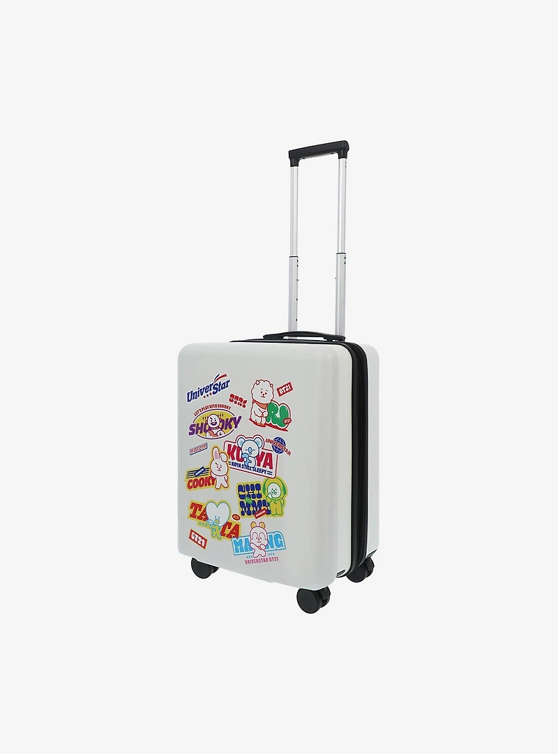 FUL BT21 Carry-On Luggage White