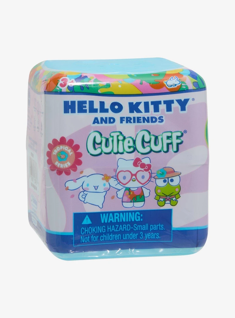 Sanrio Hello Kitty and Friends Tropical Series Cutie Cuff Blind Box Plush Bracelet