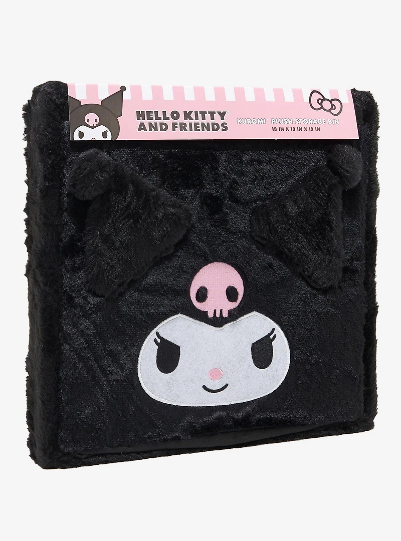 Sanrio Kuromi Collapsible Plush Storage Bin
