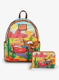 Loungefly Disney Pixar Cars Lightning McQueen and Mater Zip Wallet — BoxLunch Exclusive