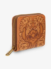 Loungefly Disney Lilo & Stitch Tonal Stitch Carving Small Zip Wallet - BoxLunch Exclusive