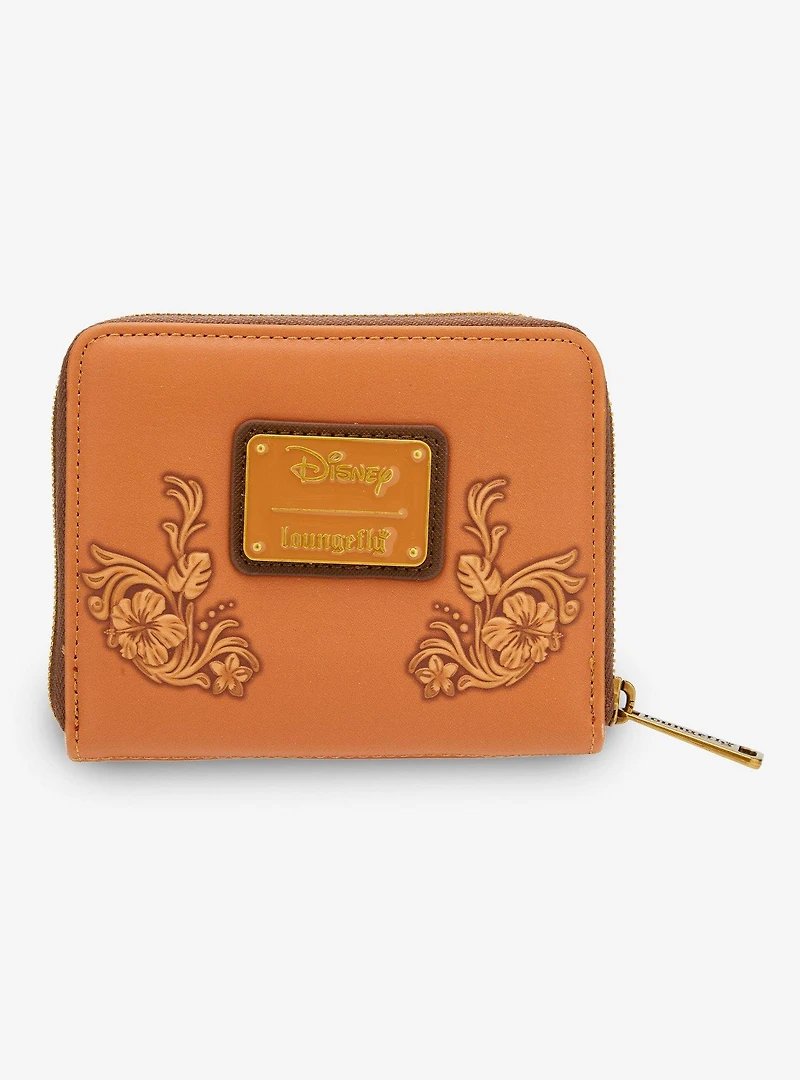 Loungefly Disney Lilo & Stitch Tonal Stitch Carving Small Zip Wallet - BoxLunch Exclusive