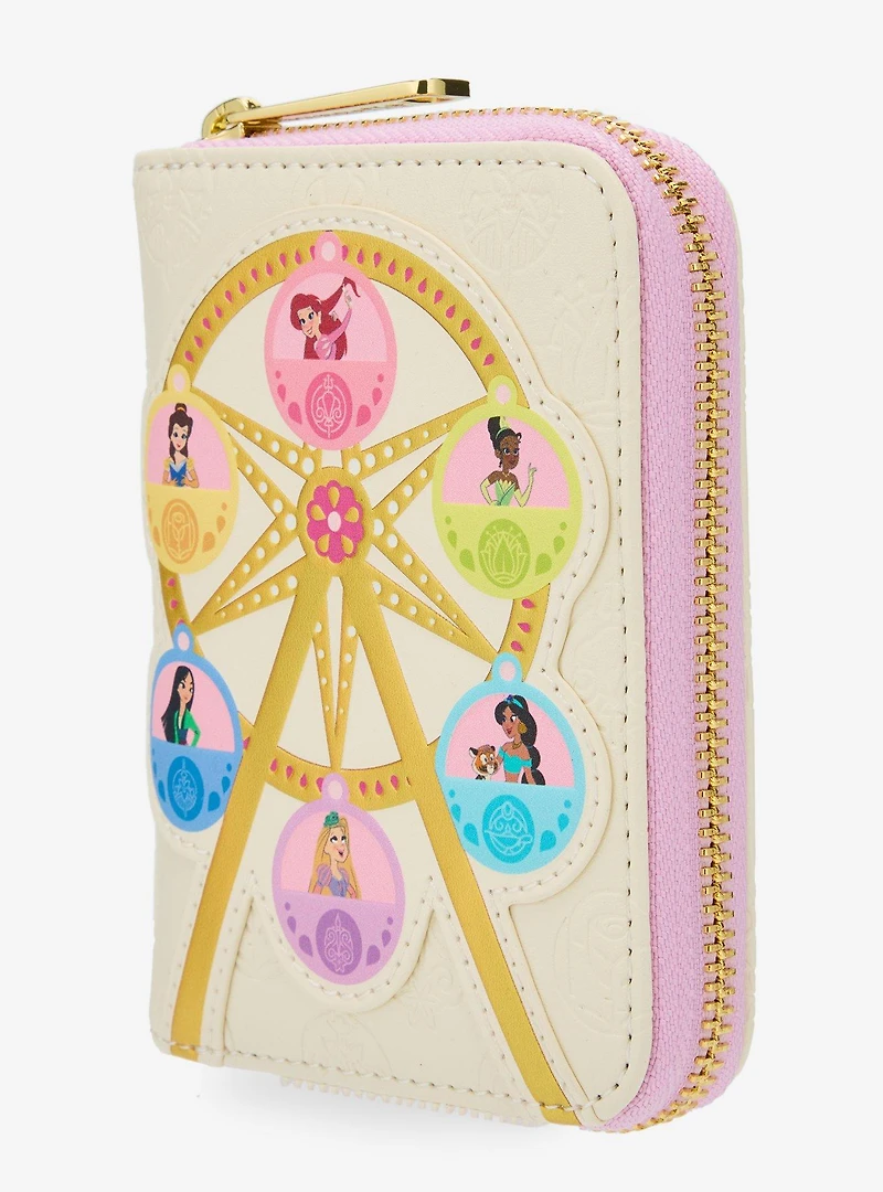 Loungefly Disney Princess Ferris Wheel Small Zip Wallet - BoxLunch Exclusive