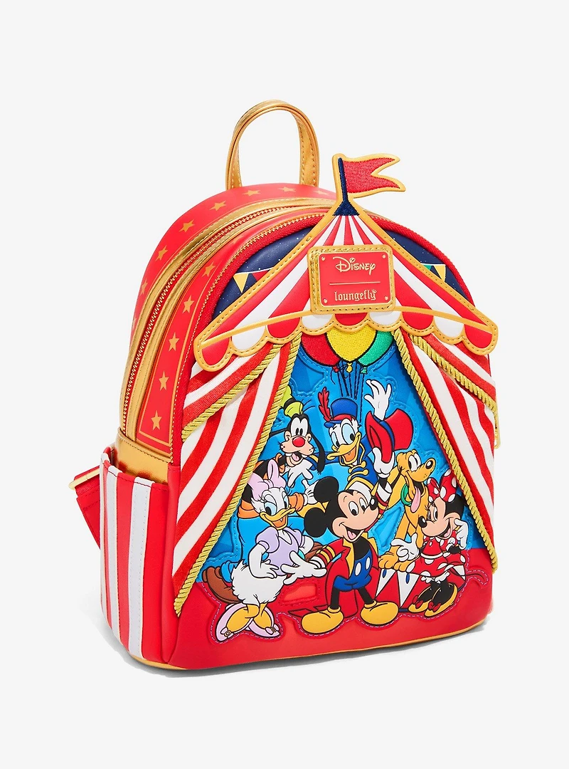 Loungefly Disney Mickey Mouse & Friends Circus Mini Backpack - BoxLunch Exclusive