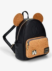 Loungefly Disney Mickey Mouse Cork Ears Pin Display Mini Backpack - BoxLunch Exclusive