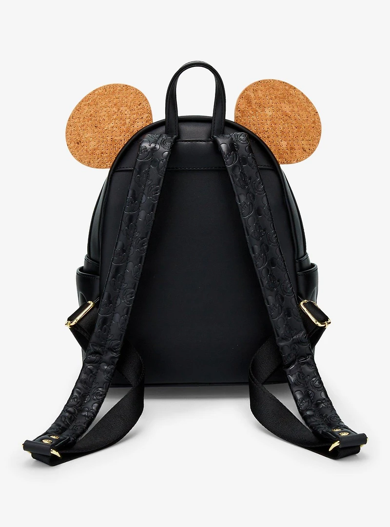 Loungefly Disney Mickey Mouse Cork Ears Pin Display Mini Backpack - BoxLunch Exclusive