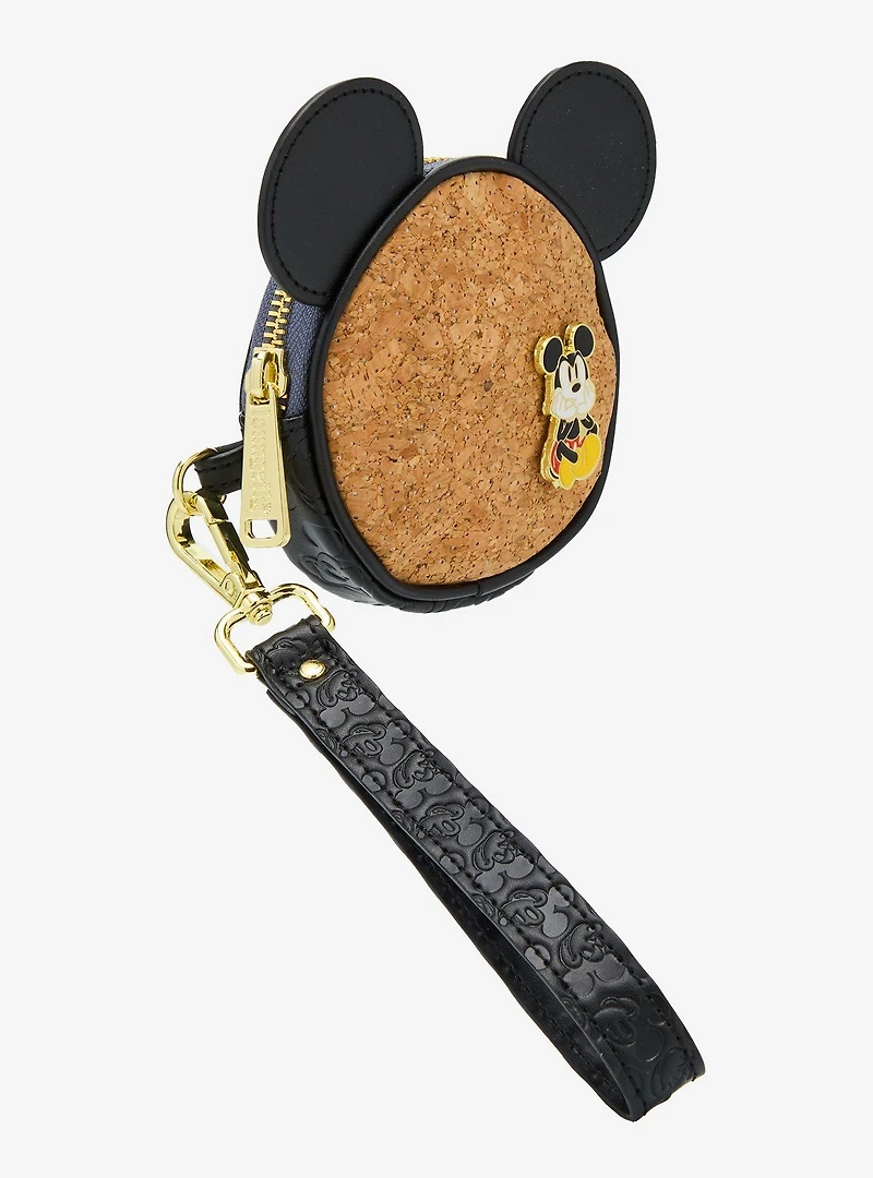Loungefly Disney Mickey Mouse Cork Pin Display Coin Purse - BoxLunch Exclusive