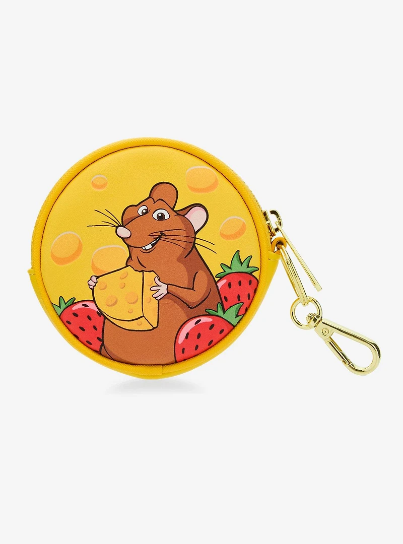 Loungefly Disney Pixar Ratatouille Remy Cheese Wheel Strawberry Scented Coin Purse - BoxLunch Exclusive