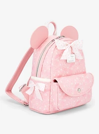 Loungefly Disney Minnie Mouse Debossed Bows Mini Backpack — BoxLunch Exclusive