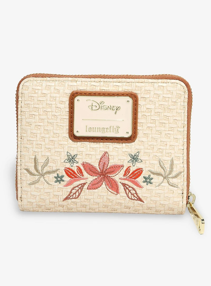 Loungefly Disney Lilo & Stitch Hula Floral Small Zip Wallet  - BoxLunch Exclusive