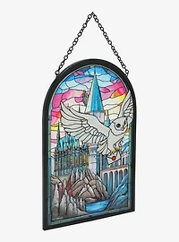 Harry Potter Hedwig Hogwarts Castle Stained Glass Wall Art — BoxLunch Exclusive