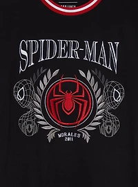 Marvel Spider-Man Miles Morales Logo Crest T-Shirt - BoxLunch Exclusive