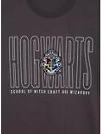 Harry Potter Hogwarts Crest Embroidered T-Shirt - BoxLunch Exclusive