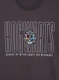 Harry Potter Hogwarts Crest Embroidered T-Shirt