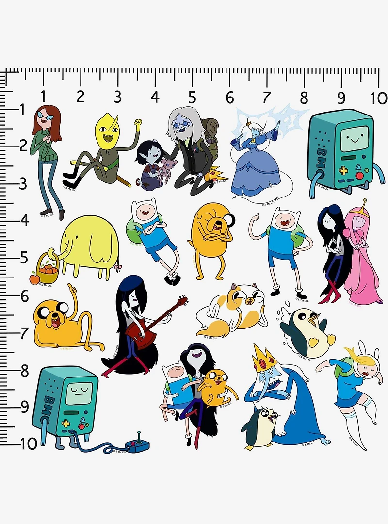 Adventure Time Character Sticker Pack