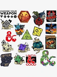 Dungeons & Dragons Sticker Pack