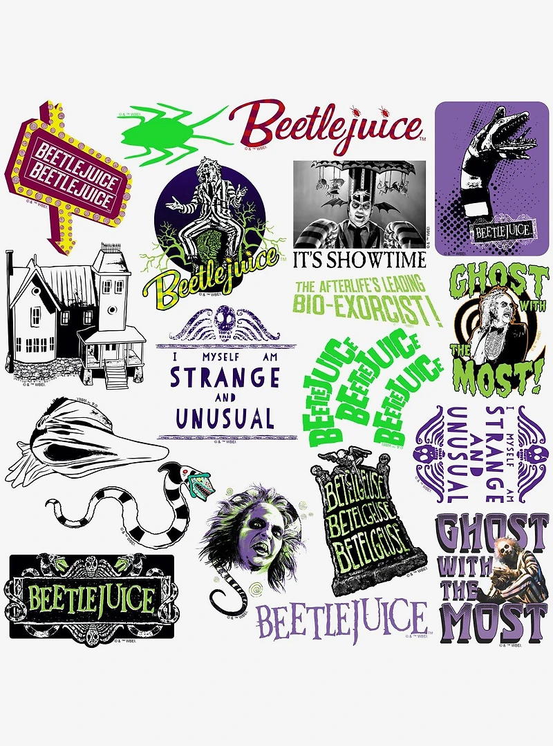 Beetlejuice Sticker Pack