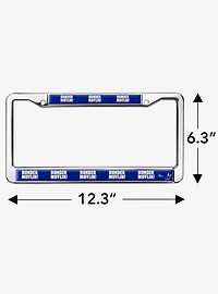 The Office Dunder Mifflin Logo Metal License Plate Frame
