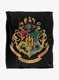Harry Potter Hogwarts Crest 50x60" Throw Blanket