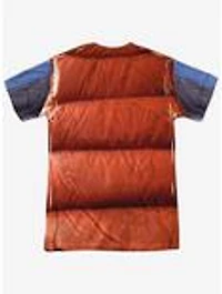 Back to the Future Marty McFly Vest Costume Sublimated T-Shirt