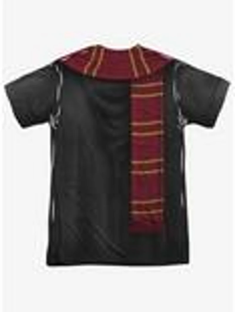 Harry Potter Gryffindor Thin Scarf Costume Sublimated T-Shirt