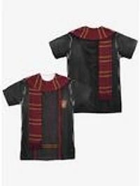 Harry Potter Gryffindor Thin Scarf Costume Sublimated T-Shirt