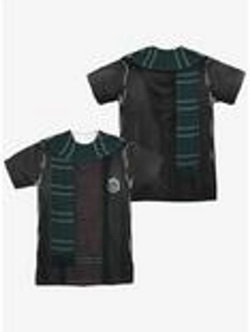 Harry Potter Slytherin Thin Scarf Costume Sublimated T-Shirt