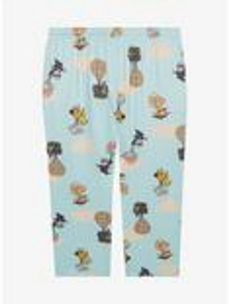 Disney Pixar Up Characters & Balloons Allover Print Women's Plus Sleep Pants - BoxLunch Exclusive