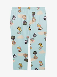 Disney Pixar Up Characters & Balloons Allover Print Women's Plus Sleep Pants - BoxLunch Exclusive