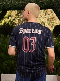 Disney Pirates of the Caribbean Jack Sparrow Striped Baseball Jersey - BoxLunch Exclusive