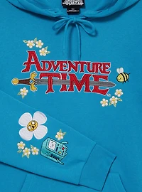 Adventure Time Floral Characters Hoodie - BoxLunch Exclusive