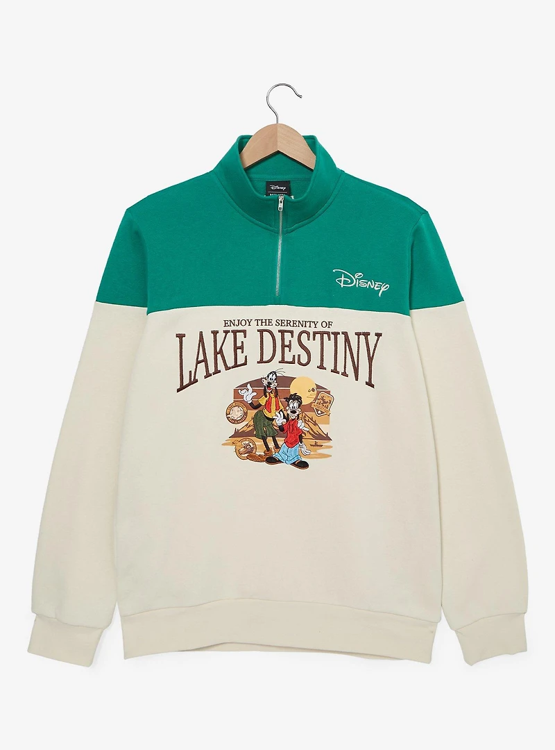 Disney A Goofy Movie Lake Destiny Quarter Zip Sweatshirt — BoxLunch Exclusive