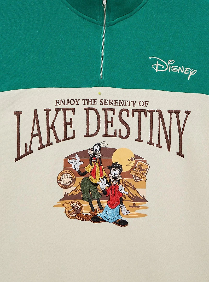 Disney A Goofy Movie Lake Destiny Quarter Zip Sweatshirt — BoxLunch Exclusive