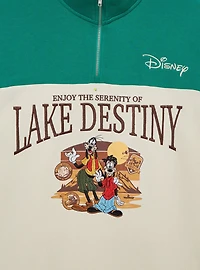 Disney A Goofy Movie Lake Destiny Quarter Zip Sweatshirt — BoxLunch Exclusive