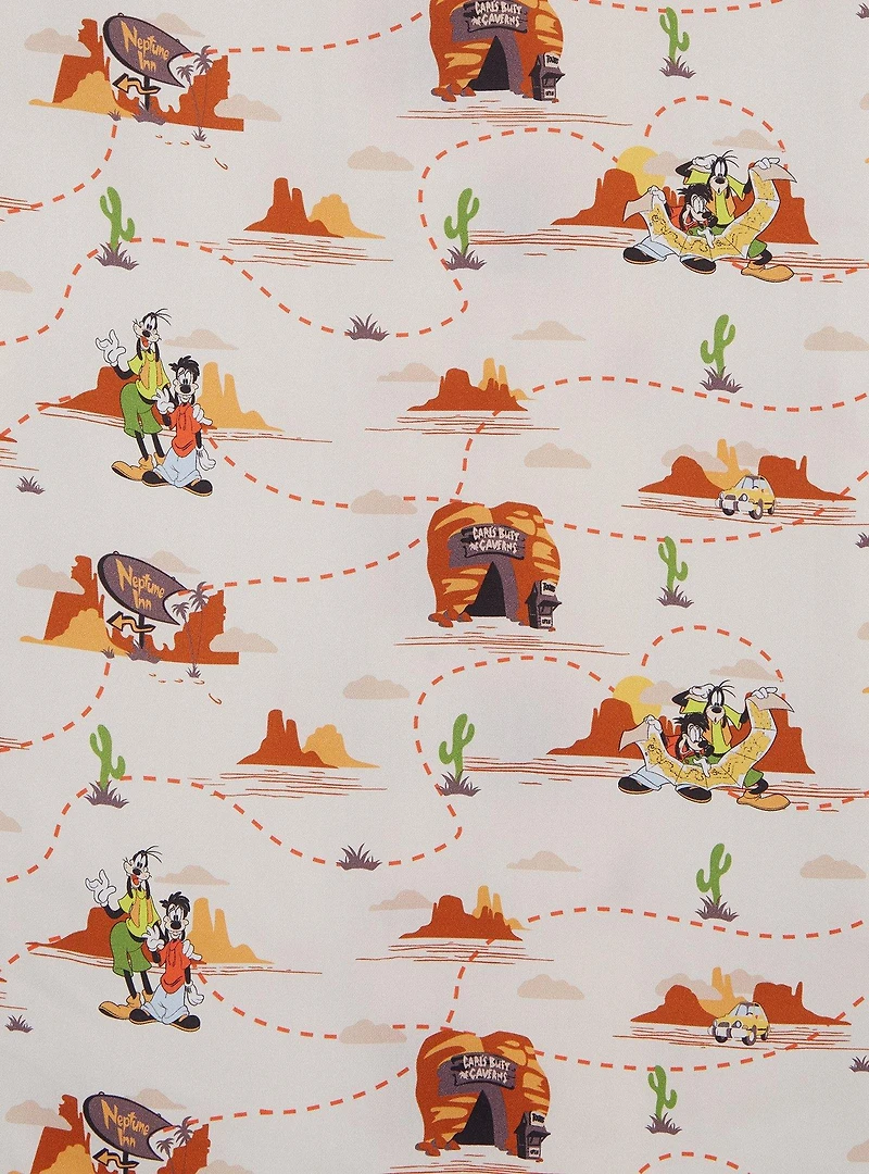 Disney A Goofy Movie Road Trip Allover Print Woven Button-Up - BoxLunch Exclusive