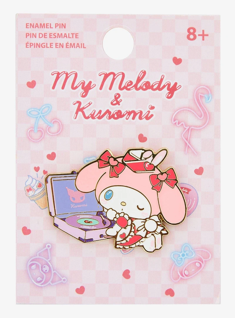 Sanrio My Melody Record Player Enamel Pin — BoxLunch Exclusive