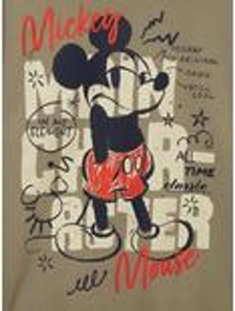 Disney Mickey Mouse Main Character Doodle Icons Women's Crewneck