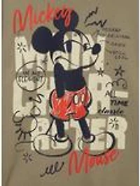 Disney Mickey Mouse Main Character Doodle Icons Women's Crewneck