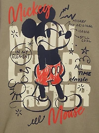 Disney Mickey Mouse Main Character Doodle Icons Women's Crewneck
