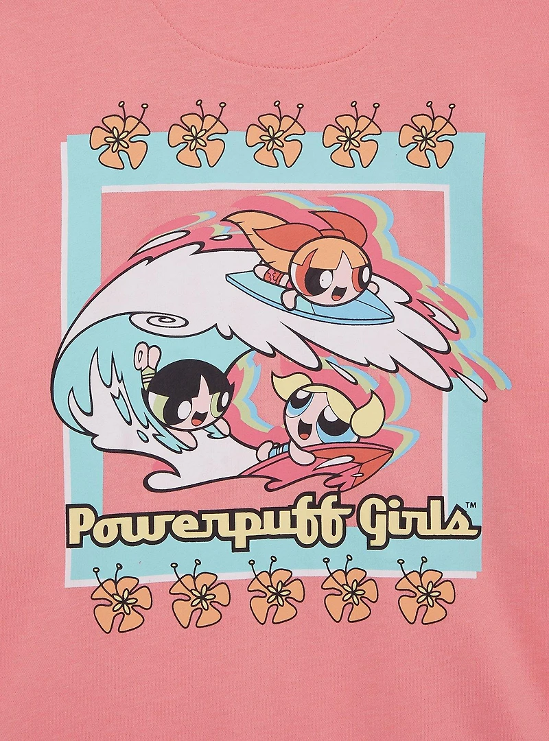 The Powerpuff Girls Surf Heroes Women's Quarter Zip Crewneck - BoxLunch Exclusive