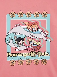 The Powerpuff Girls Surf Heroes Women's Quarter Zip Crewneck - BoxLunch Exclusive