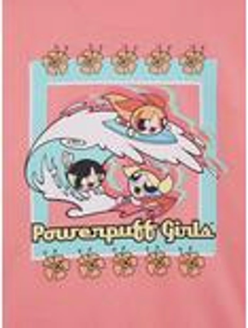 The Powerpuff Girls Surf Heroes Women's Plus Quarter Zip Crewneck - BoxLunch Exclusive